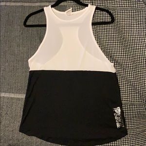 PINK work out racer back tee